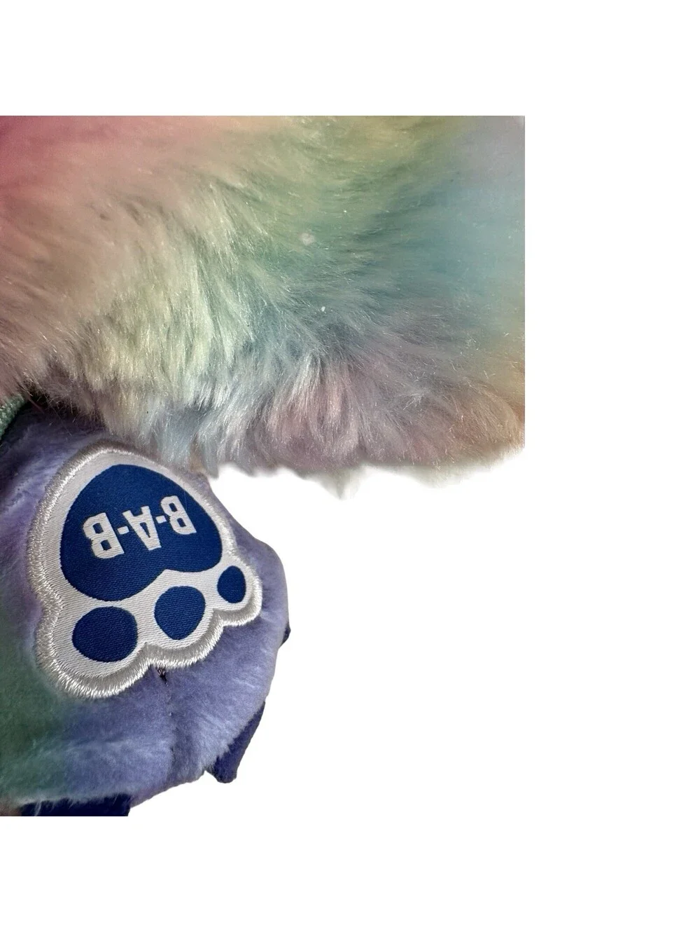 Build A Bear Stitch Disney Toy Pastel Plush Plaid Ears Stuffed Animal w/ Outfit